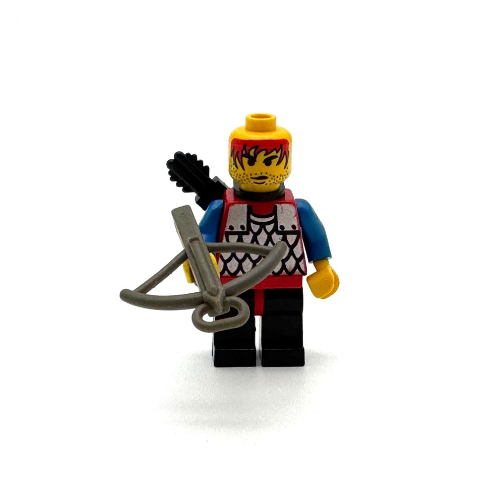 Vintage LEGO Dragon Soldier Minifigure Castle Kingdoms Crossbow Quiver Armor